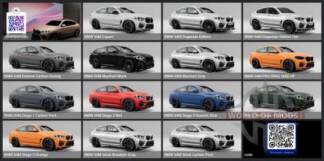 BMW X4 M Competition (F98) 2019 für BeamNG Drive