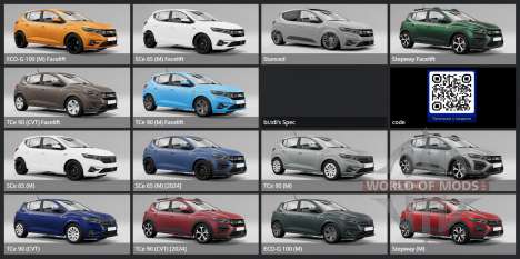 Dacia Sandero (BJI) 2021 pour BeamNG Drive