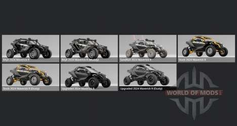 Can-Am Maverick R X 2025 pour BeamNG Drive