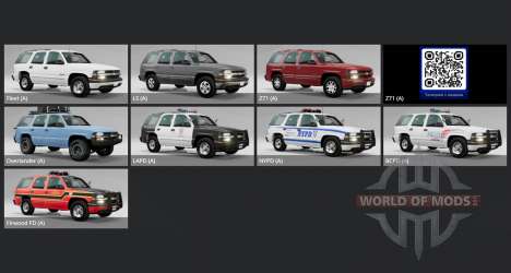 Chevrolet Tahoe (GMT840) 2006 pour BeamNG Drive