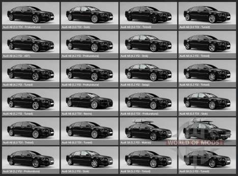 Audi S8 (D3) 2006 pour BeamNG Drive