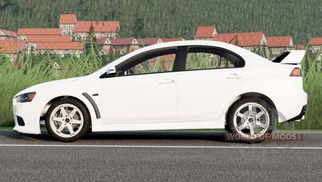 Mitsubishi Lancer Evolution X Final (CZ4A) 2015 für BeamNG Drive