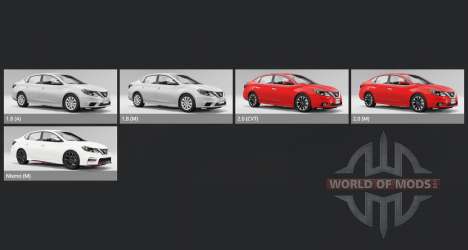 Nissan Sentra Nismo (B17) 2019 für BeamNG Drive