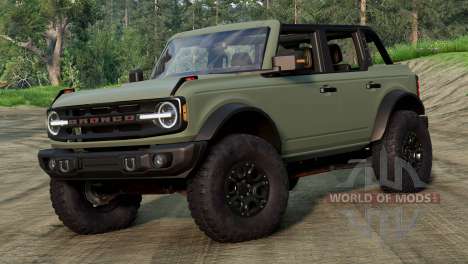 Ford Bronco 4-Door Wildtrak 2021 pour BeamNG Drive