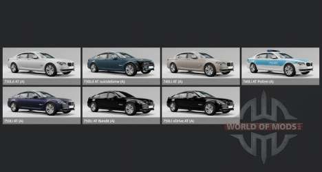 BMW 750Li xDrive (F02) 2008 pour BeamNG Drive