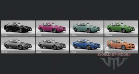 Subaru Legacy (BL) 2004 pour BeamNG Drive