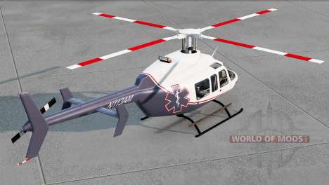 Bell 407 Helicopter pour BeamNG Drive