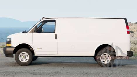 Chevrolet Express 3500 Extended Cargo Van 2022 pour BeamNG Drive