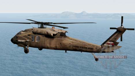 Sikorsky UH-60A Black Hawk 1977 pour BeamNG Drive