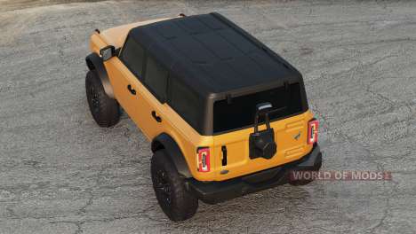 Ford Bronco 4-Door Wildtrak 2021 pour BeamNG Drive