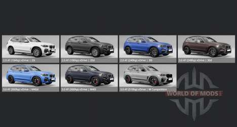 BMW X3 M40i (G01) 2020 pour BeamNG Drive