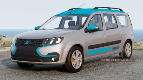 Lada Largus Cross (R90) 2021 für BeamNG Drive