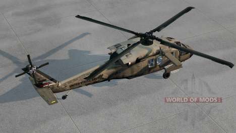 Sikorsky UH-60A Black Hawk 1977 pour BeamNG Drive