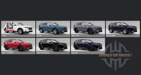 Honda CR-V Sport Touring 2023 pour BeamNG Drive