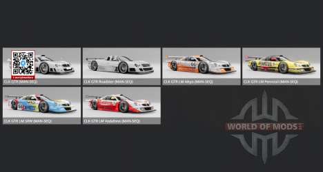 Mercedes-Benz CLK GTR AMG Coupe (C297) 1999 pour BeamNG Drive