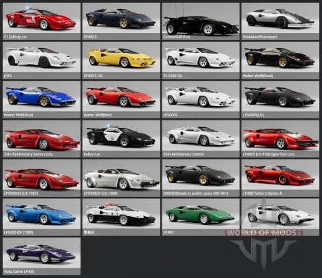 Lamborghini Countach LP400 (1120006) 1974 pour BeamNG Drive
