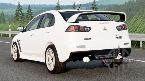 Mitsubishi Lancer Evolution X Final (CZ4A) 2015 für BeamNG Drive