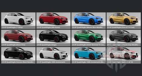 Alfa Romeo Stelvio Quadrifoglio ARR (949) 2019 pour BeamNG Drive