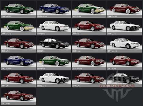 Mercury Grand Marquis 2011 pour BeamNG Drive