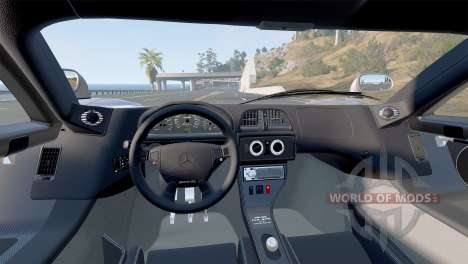 Mercedes-Benz CLK GTR AMG Coupe (C297) 1999 pour BeamNG Drive
