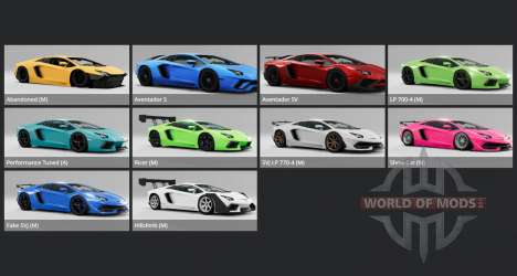 Lamborghini Aventador S 2021 pour BeamNG Drive