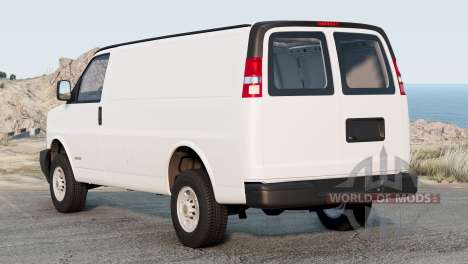 Chevrolet Express 3500 Extended Cargo Van 2022 pour BeamNG Drive