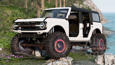 Ford Bronco 4-Door Wildtrak 2021 pour BeamNG Drive