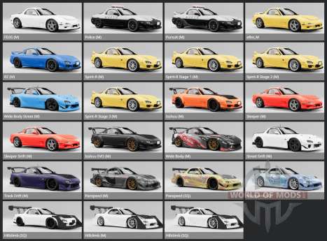 Mazda RX-7 Spirit R (FD3S) 2003 pour BeamNG Drive