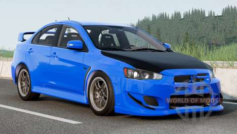 Mitsubishi Lancer Evolution X Final (CZ4A) 2015 für BeamNG Drive
