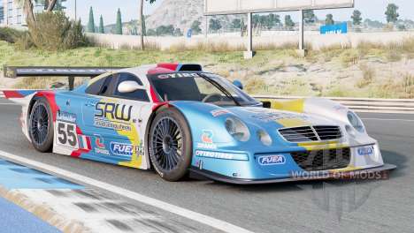 Mercedes-Benz CLK GTR AMG Coupe (C297) 1999 pour BeamNG Drive