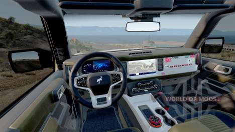 Ford Bronco 4-Door Wildtrak 2021 pour BeamNG Drive