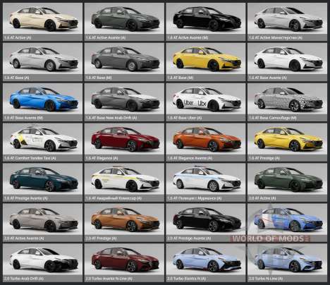 Hyundai Avante (CN7) 2022 für BeamNG Drive